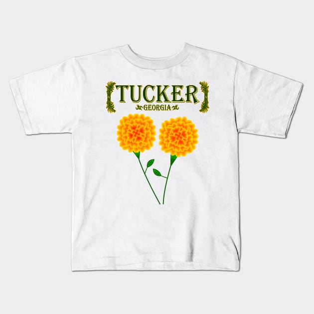 Tucker Georgia Kids T-Shirt by MoMido